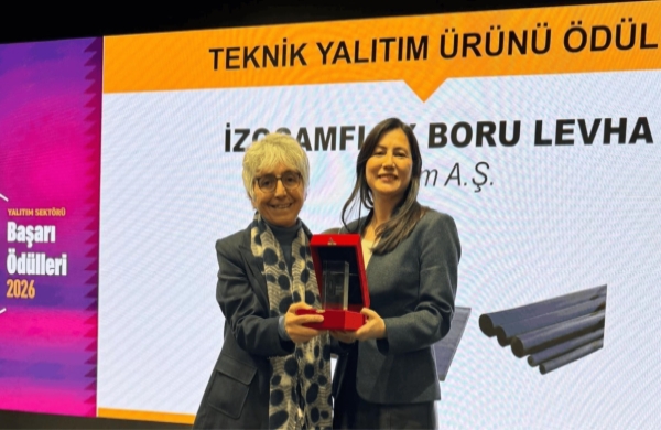 İzocam, Yenilikçi Çözümü İzocamflex ile “Yılın Teknik Yalıtım Ödülü”nün Sahibi Oldu!