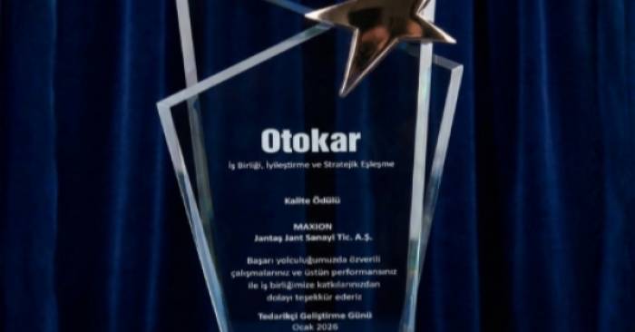 Maxion Jantaş’a Otokar’dan “Kalite Ödülü”