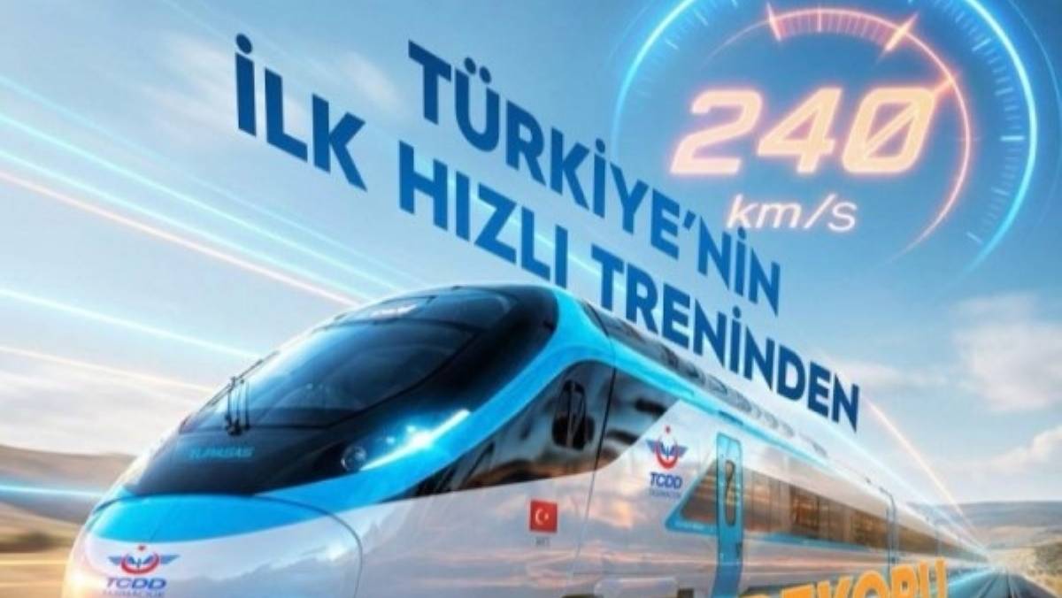 Milli Hızlı Trenimiz 240 Km/saat Hıza Ulaştı