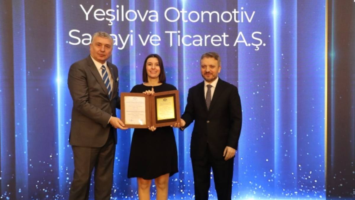 Yeşilova Otomotiv’e Sürdürülebilirlik Alanında Ödül