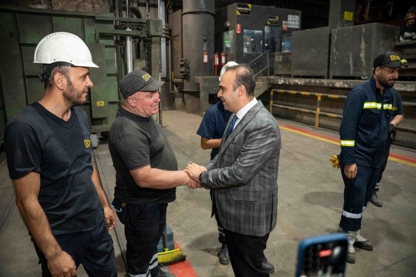 Sanayi ve Teknoloji Bakanı Mehmet Fatih Kacır Kutes Fabrikasını Ziyaret Etti