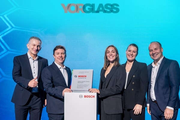 Yorglass, Bosch’un Küresel Tedarikçi Ödülü’nü İkinci Kez Kazandı