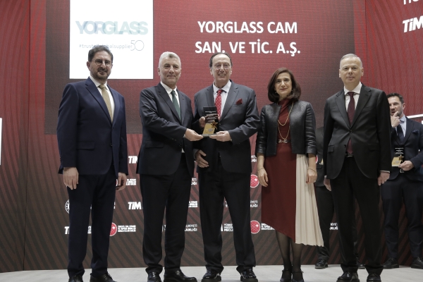 Yorglass Üst Üste İkinci Kez İşlenmiş Cam İhracat Şampiyonu